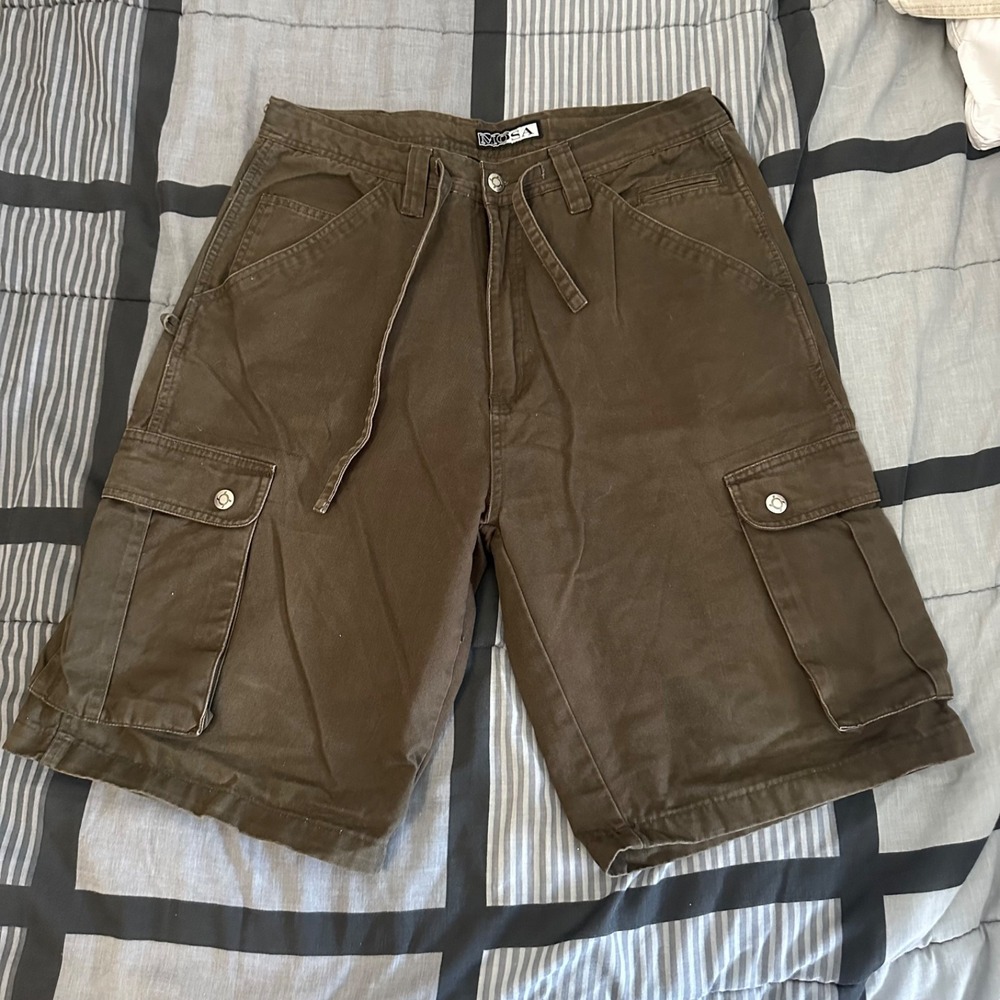 Y2k‎ Vintage Mosa Jeans Cargo Shorts Size 34 Grunge